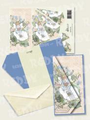 Staff Wesenbeek 3D Pyramiden Faltkarte - Blumenelfchen 