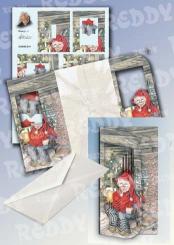 Staff Wesenbeek 3D Pyramiden Faltkarte Opa am Weihnachtsbaum, weihnachtlich 