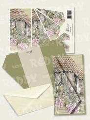 Staff Wesenbeek 3D Pyramiden Faltkarte - Vogel mit Bauernhof 