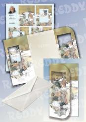 Staff Wesenbeek 3D Pyramiden Faltkarte Winterspaziergang, weihnachtlich 