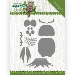Stanzschablone - Amy Design - Amazing Owls - Build up Eule 