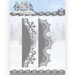 Stanzschablone - Amy Design - Awesome Winter - Winter Lace Bordüre 