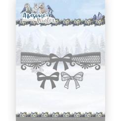 Stanzschablone - Amy Design - Awesome Winter - Winter Lace Schleifen 