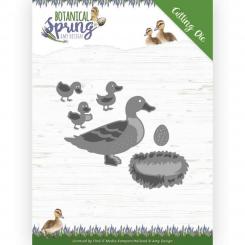 Stanzschablone - Amy Design - Botanical Spring - Enten Familie 