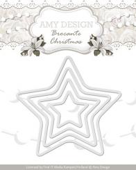 Stanzschablone - Amy Design - Brocante Weihnachten - Mini Star Rahmen 