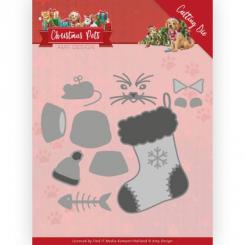 Stanzschablone - Amy Design - Christmas Pets - Weihnachts Katze 