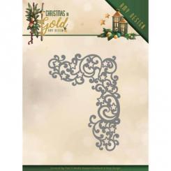 Stanzschablone - Amy Design - Christmas in Gold - Goldene Sternen Ecke 