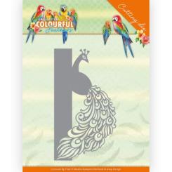 Stanzschablone - Amy Design - Colourful Feathers - Pfauenschwanz 