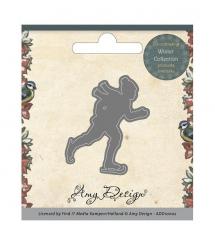 Stanzschablone - Amy Design - Eis-Schlittschuhläufer 