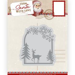 Stanzschablone - Amy Design - From Santa with love - Rentier Szene 