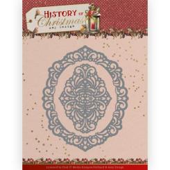 Stanzschablone - Amy Design - History of Christmas - Lacy Weihnachts Oval 