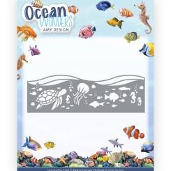 Stanzschablone - Amy Design - Ocean Wonders - Unterwasser Kante 