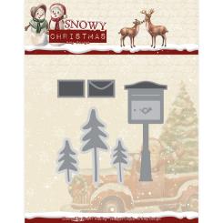 Stanzschablone - Amy Design - Snowy Christmas - Sie haben Post 