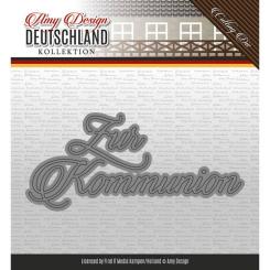 Stanzschablone - Amy Design -Text Deutsch- Zur Kommunion 