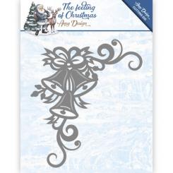 Stanzschablone - Amy Design -The feeling of Christmas - Weihnachtsglocken Ecke 