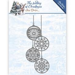 Stanzschablone - Amy Design -The feeling of Christmas - Weihnachtskugeln 