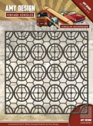 Stanzschablone - Amy Design - Vintage Vehicles - Circular Background 