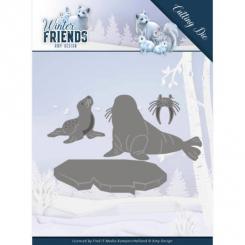 Stanzschablone - Amy Design - Winter Friends - Polar Freunde 