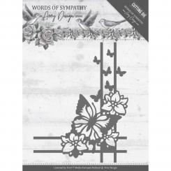 Stanzschablone - Amy Design -Words of Sympathy - Sympathie Ecke 