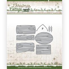 Stanzschablone - Jeanines Art - Christmas Cottage - Holzschild 