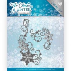 Stanzschablone - Jeanines Art - The colours of winter - Winter Swirl 