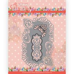 Stanzschablone - Jeanines Art - Urban Flowers - Urban Rechteck 