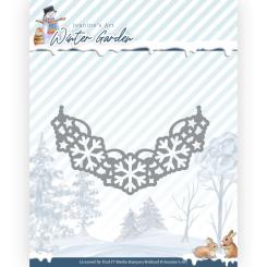 Stanzschablone - Jeanines Art - Winter Charme - Schneeflocken Ecke 