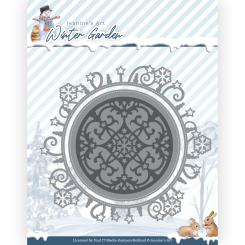 Stanzschablone - Jeanines Art - Winter Charme - Schneeflocken Kreis 