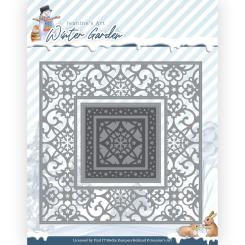 Stanzschablone - Jeanines Art - Winter Charme - Schneeflocken Rahmen 