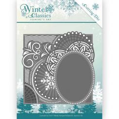 Stanzschablone - Jeanines Art - Winter Classics - Geschwungener Rahmen 