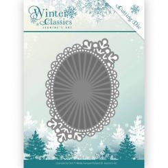 Stanzschablone - Jeanines Art - Winter Classics - Spiegel Oval 