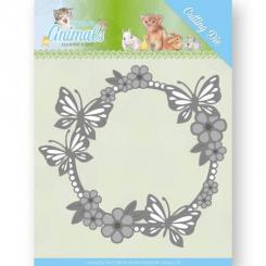 Stanzschablone - Jeanines Art - Young Animals - Schmetterlings Kreis 
