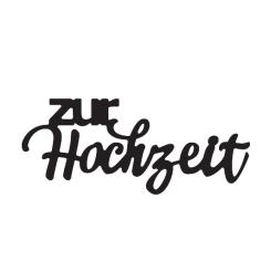 Stanzschablone - Mundart Stempel - Deutsch Text - zur Hochzeit 