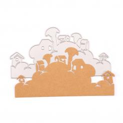 Stanzschablone - Mundart Stempel - Gnome Dorf 2 