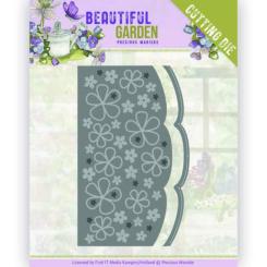 Stanzschablone - Precious Marieke - Beautiful Garden - Blumen Borde 