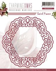 Stanzschablone - Precious Marieke - Charming Xmas - Strudelrahmen 