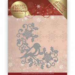 Stanzschablone - Precious Marieke - Merry and Bright Christmas - Vogel Ecke 