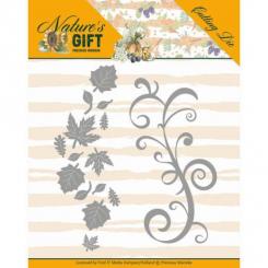 Stanzschablone - Precious Marieke - Nature's Gift - Blätter Schnörkel 