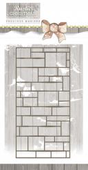 Stanzschablone - Precious Marieke - Rustikal - Mauer 