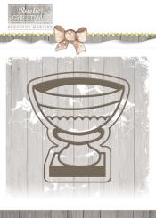 Stanzschablone - Precious Marieke - Rustikal - Stein Vase 