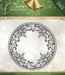 Stanzschablone - Precious Marieke - Spirit of Christmas - Schneeflocken Kreis 
