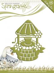 Stanzschablone - Precious Marieke - Springtime - Brunnen 