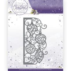 Stanzschablone - Precious Marieke - The Best Christmas Ever - Weihnachtskugeln Kante 