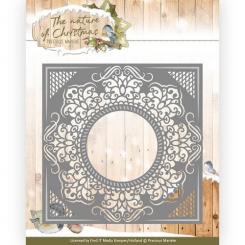 Stanzschablone - Precious Marieke - The nature of Christmas - Weihnachts Rahmen 