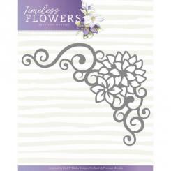 Stanzschablone - Precious Marieke - Timeless Flowers - Dahlien Ecke 