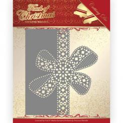 Stanzschablone - Precious Marieke - Touch of Christmas - Weihnachts-Schleifen Borde 