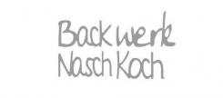 Stanzschablone Text Deutsch Set : Backwerk Naschkoch 