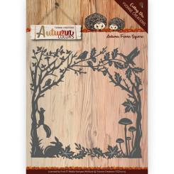 Stanzschablone - Yvonne Creations - Autumn Colors - Herbstlicher Rahmen Quadrat 