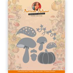 Stanzschablone - Yvonne Creations - Awesome Autumn - Pilze 