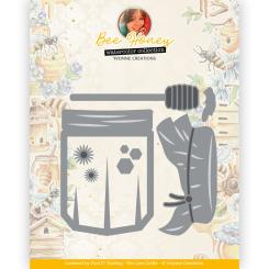 Stanzschablone - Yvonne Creations - Bee Honey - Honigglas 